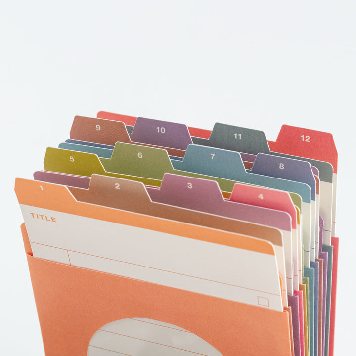 TSUKI no IRO: 12 Month Index Pockets