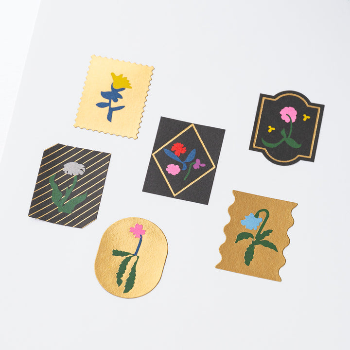Yoshie Watanabe: Petit Bloom | Foil-Stamped Stickers