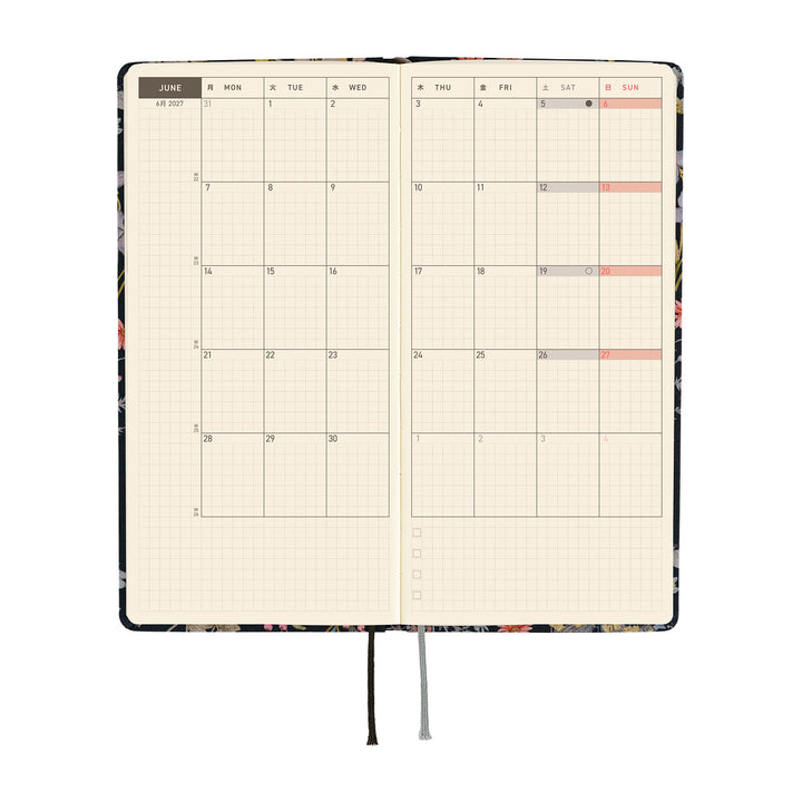 Hobonichi Techo 2027 Weeks Planner | Liberty Fabrics: Floral Remedy | English