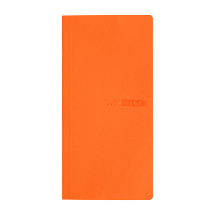 Hobonichi Techo 2027 Weeks MEGA Planner | Sneaker: Mandarin Orange | English