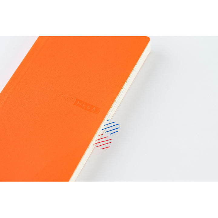 Hobonichi Techo 2027 Weeks MEGA Planner | Sneaker: Mandarin Orange | English