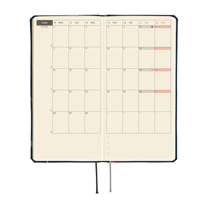 Hobonichi Techo 2027 Weeks MEGA Planner | Bow & Tie: Candy Dream | English