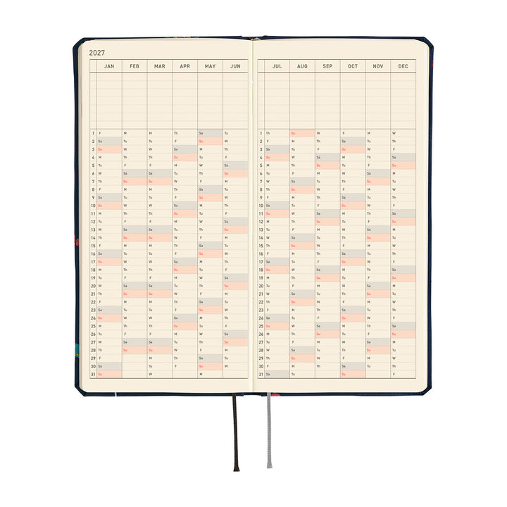 Hobonichi Techo 2027 Weeks MEGA Planner | Bow & Tie: Candy Dream | English