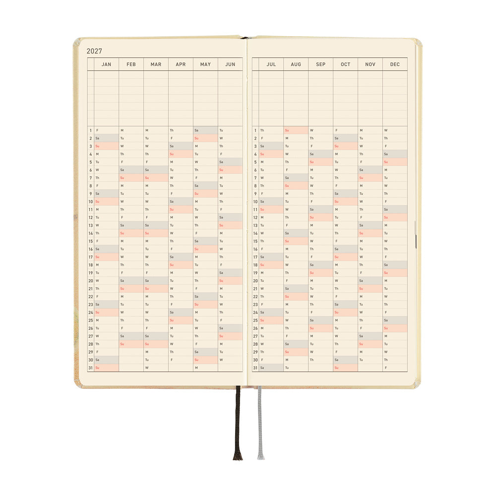 Hobonichi Techo 2027 Weeks Planner | Akiko Miyakoshi: Once, in Spring | English