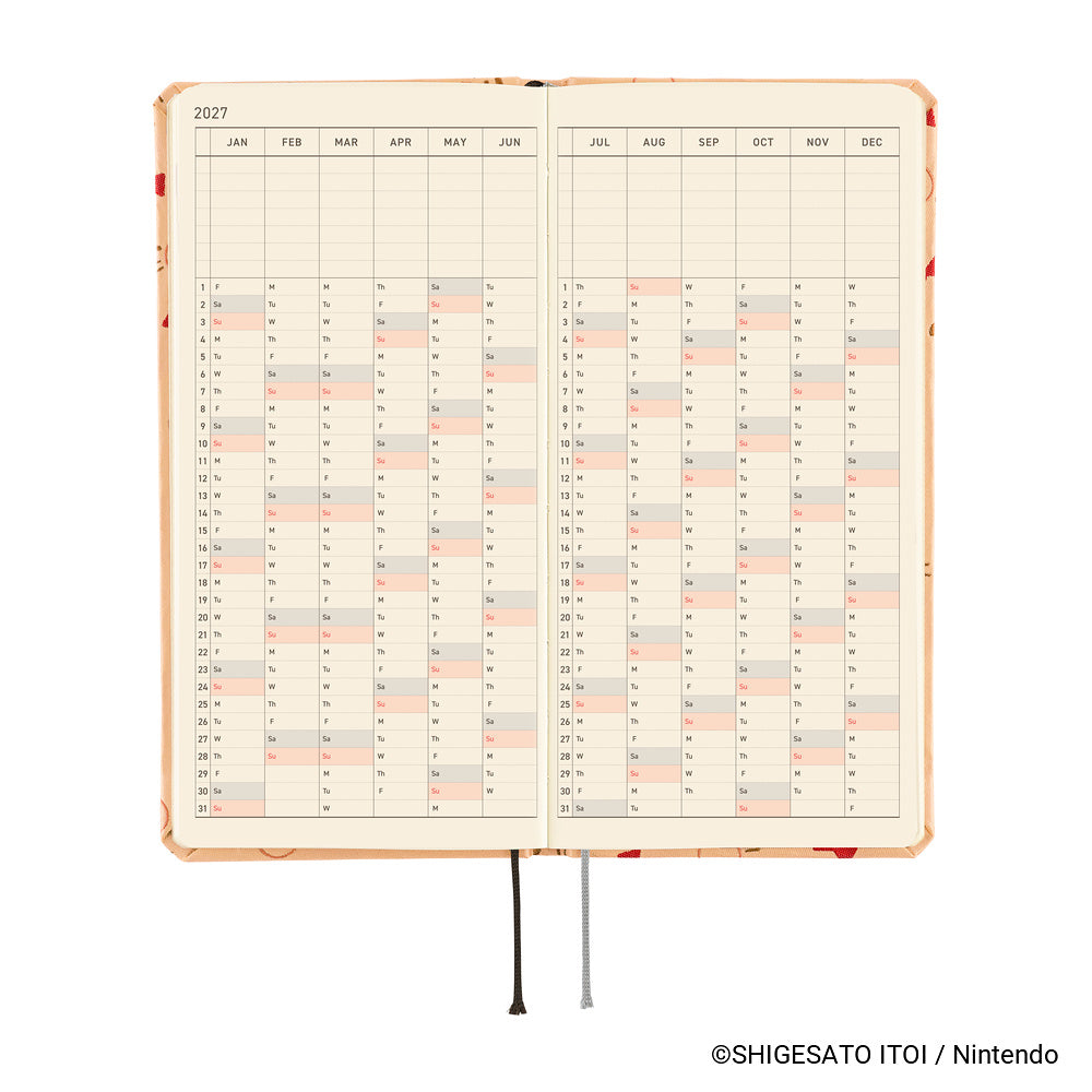 Hobonichi Techo 2027 Weeks Planner | MOTHER: Mr. Saturn Pattern | English