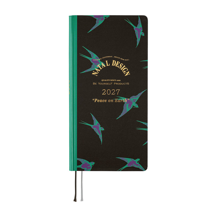Hobonichi Techo 2027 Weeks Planner | Natal Design: Lucky Swallow | English