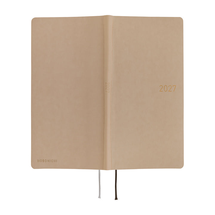 Hobonichi Techo 2027 Weeks Planner | Smooth: Café au Lait | English