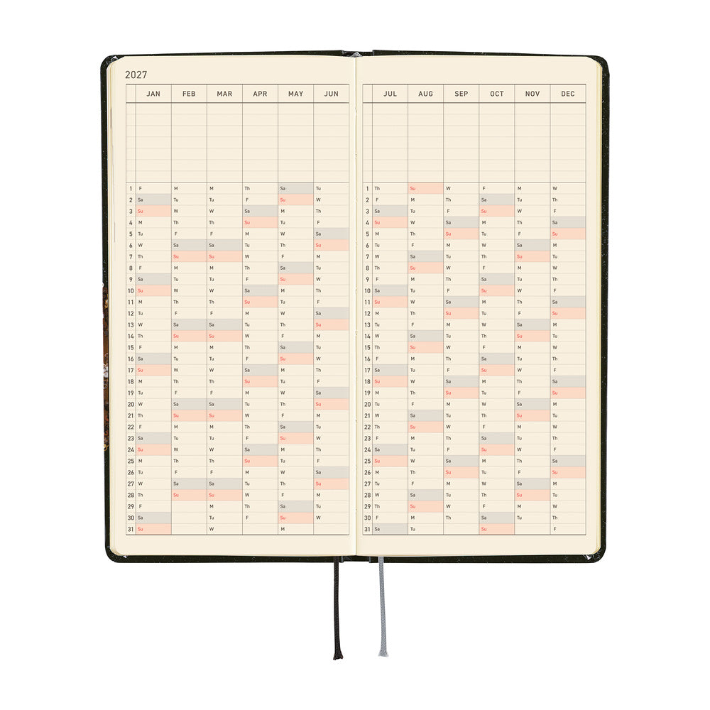 Hobonichi Techo 2027 Weeks Planner | tanakadaisuke: Starlight | English
