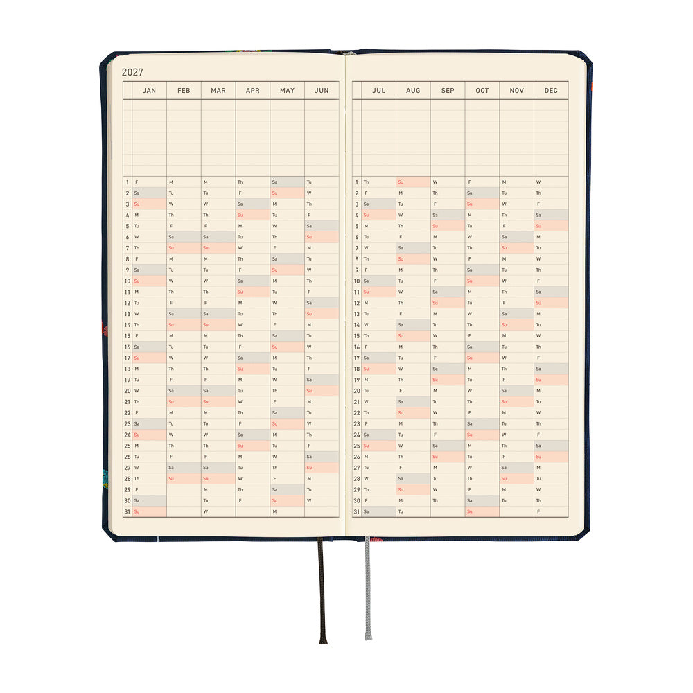 Hobonichi Techo 2027 Weeks Planner | Bow & Tie: Candy Dream | English