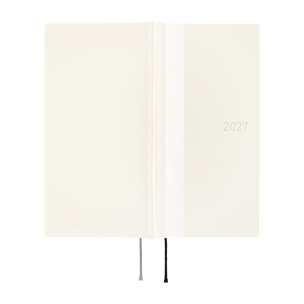 Hobonichi Techo 2027 Weeks Planner | White Line: Ivory | English
