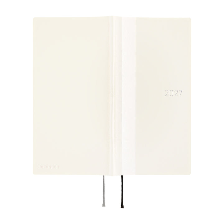 Hobonichi Techo 2027 Weeks Planner | White Line: Ivory | English