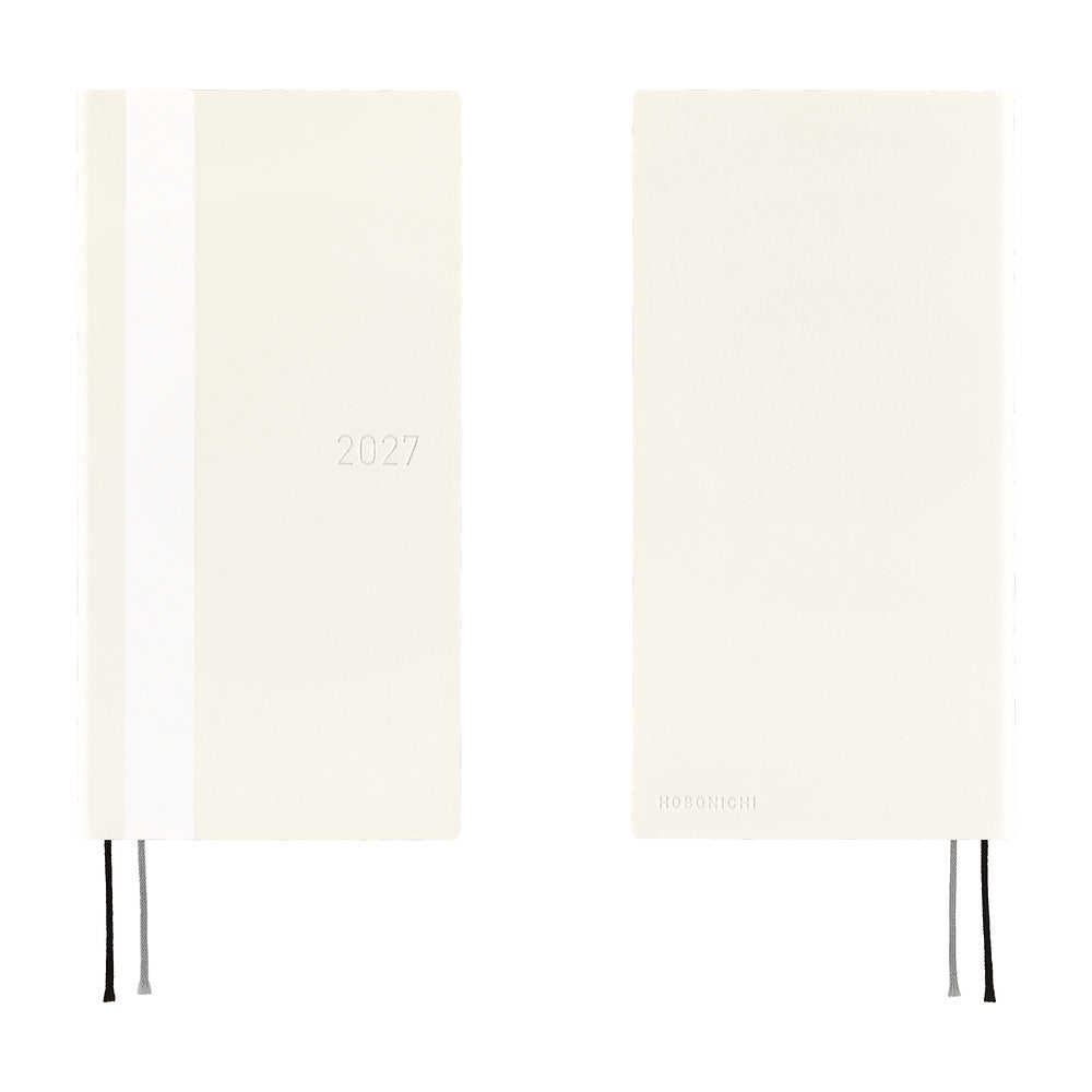 Hobonichi Techo 2027 Weeks Planner | White Line: Ivory | English