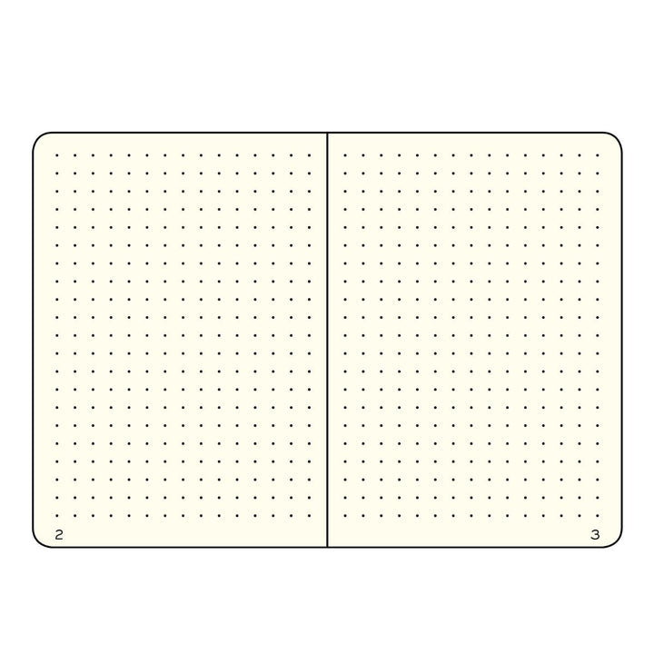 Hardcover A6 Dot Grid Pocket Notebook | Lilac