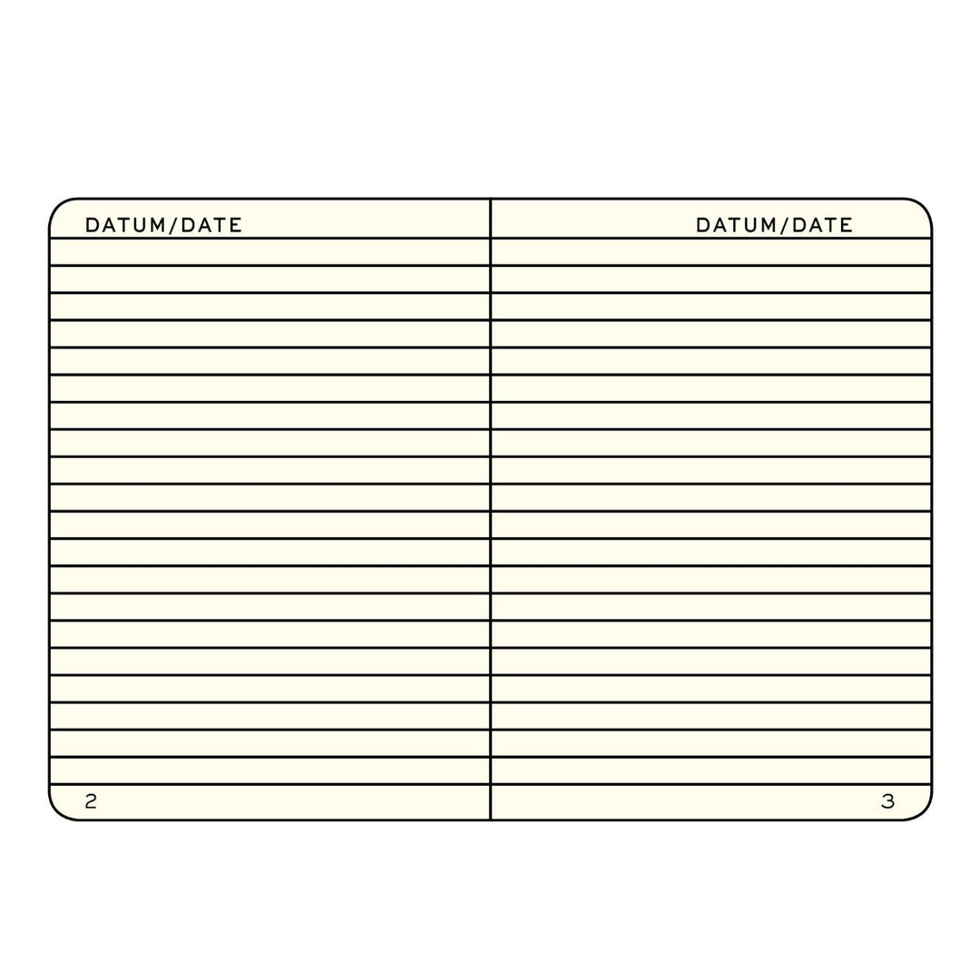 Hardcover A6 Lined Pocket Notebook | Sage