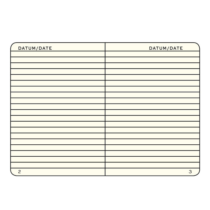 Hardcover A6 Lined Pocket Notebook | Sage
