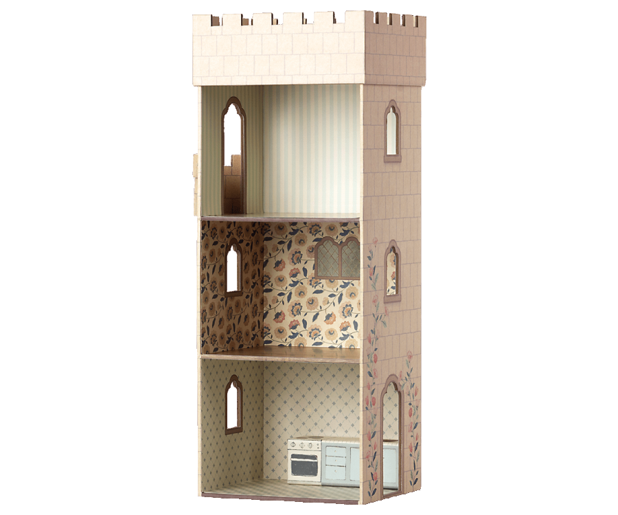 Mouse Castle with Kitchen | Blush