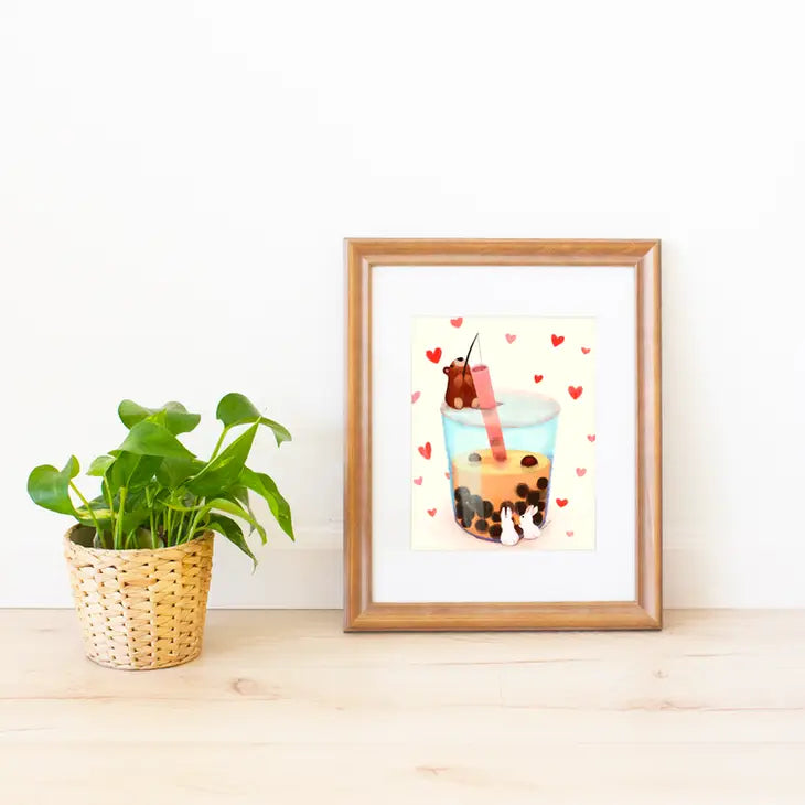 Boba Art Print
