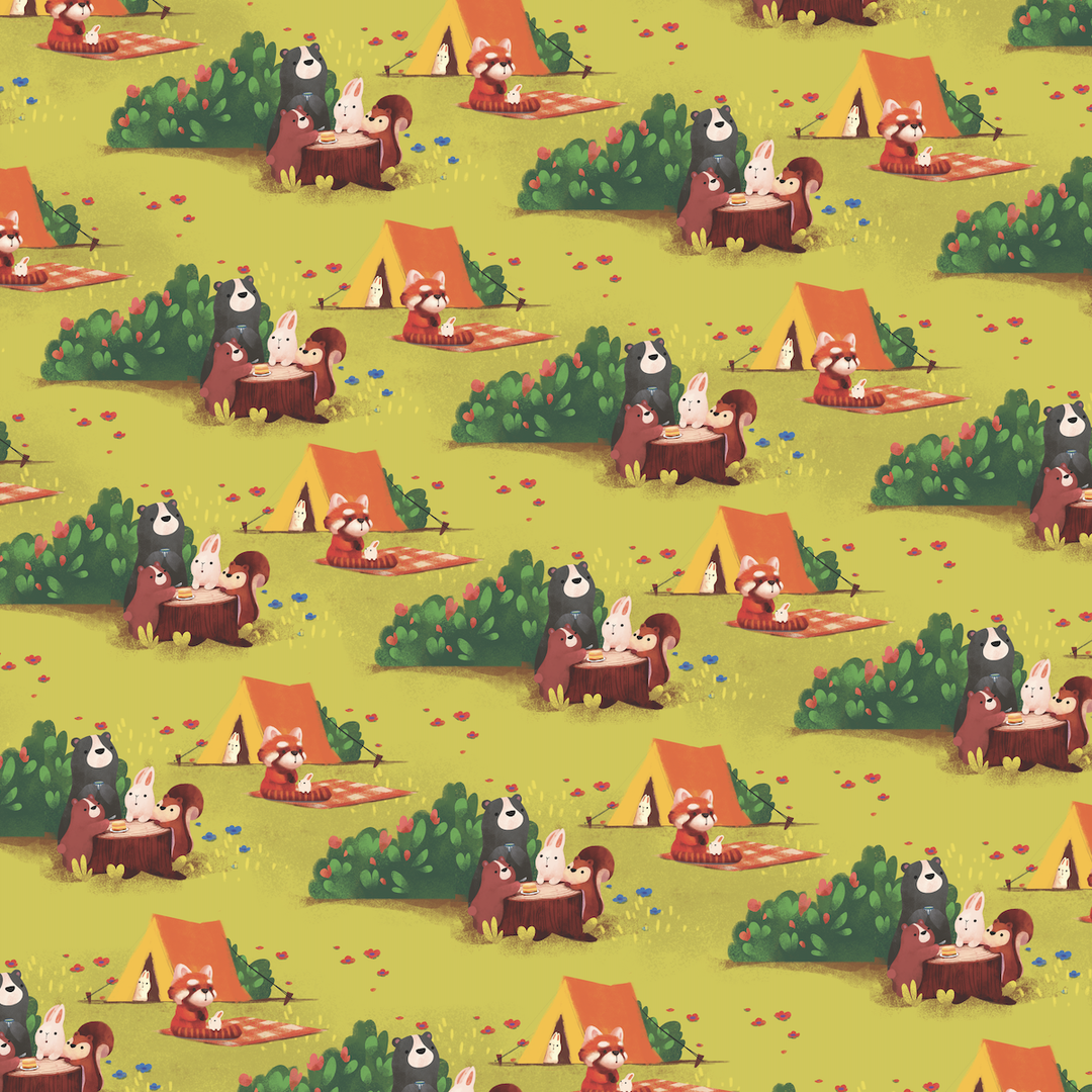 Picnic Animals | Wrapping Paper