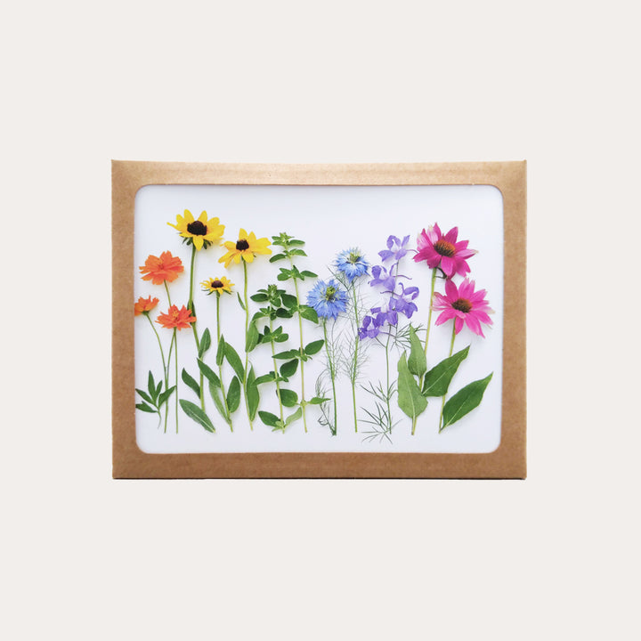 Summer Flower Rainbows | Assorted 8 Card Set