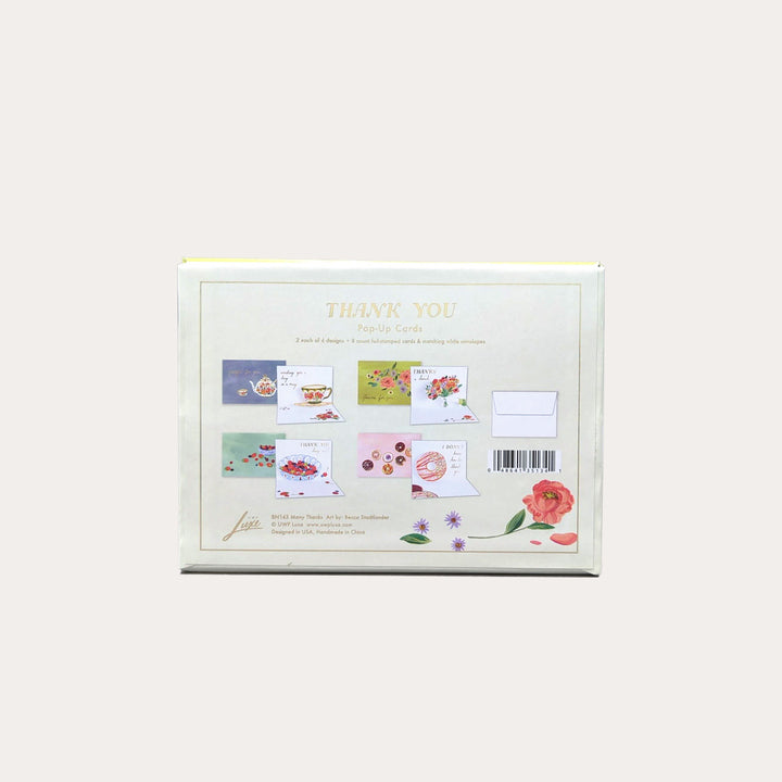 Many Thanks | Assorted 8 Pop-up Card Set