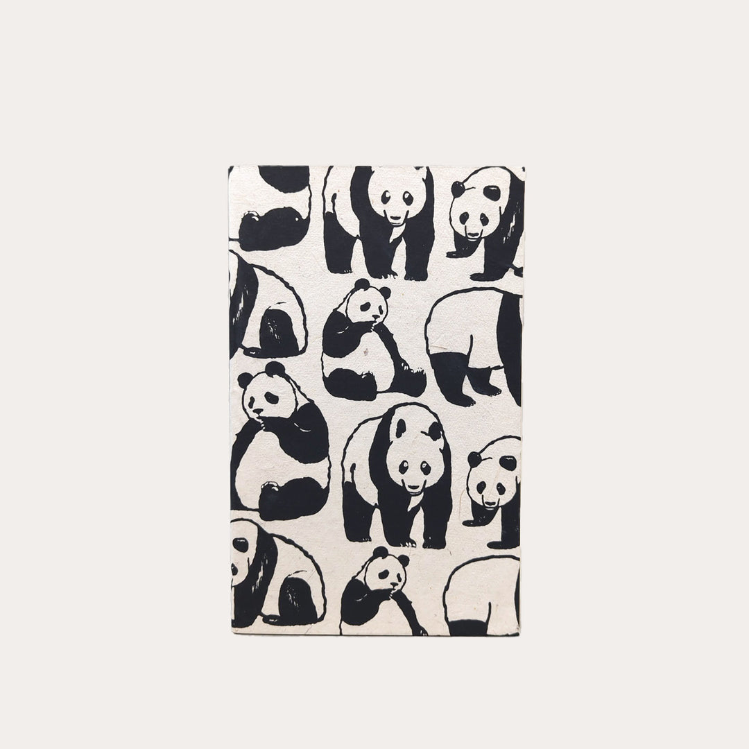 Panda Hand Stitched Notebook *