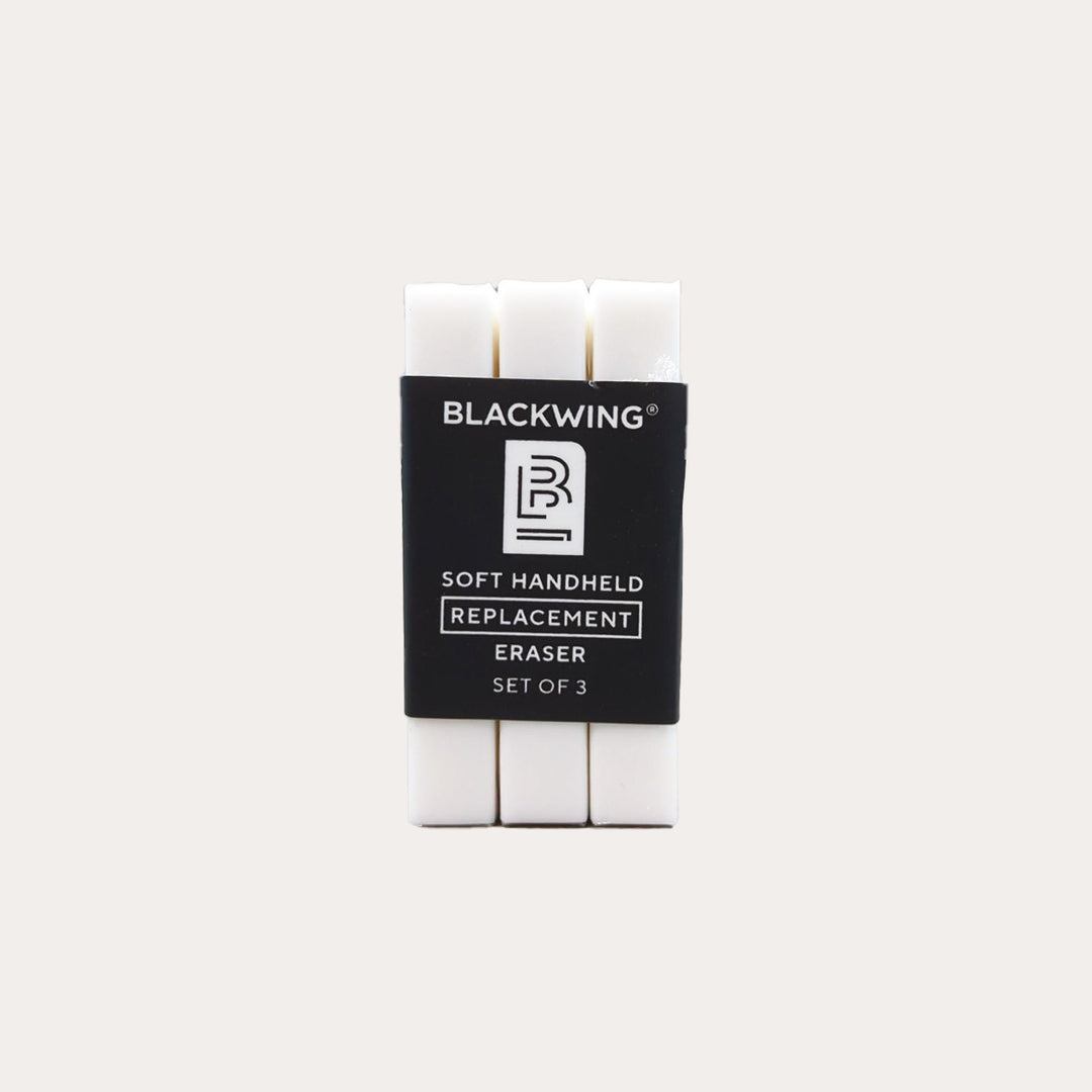 Blackwing Handheld Eraser Replacement | Set of 3