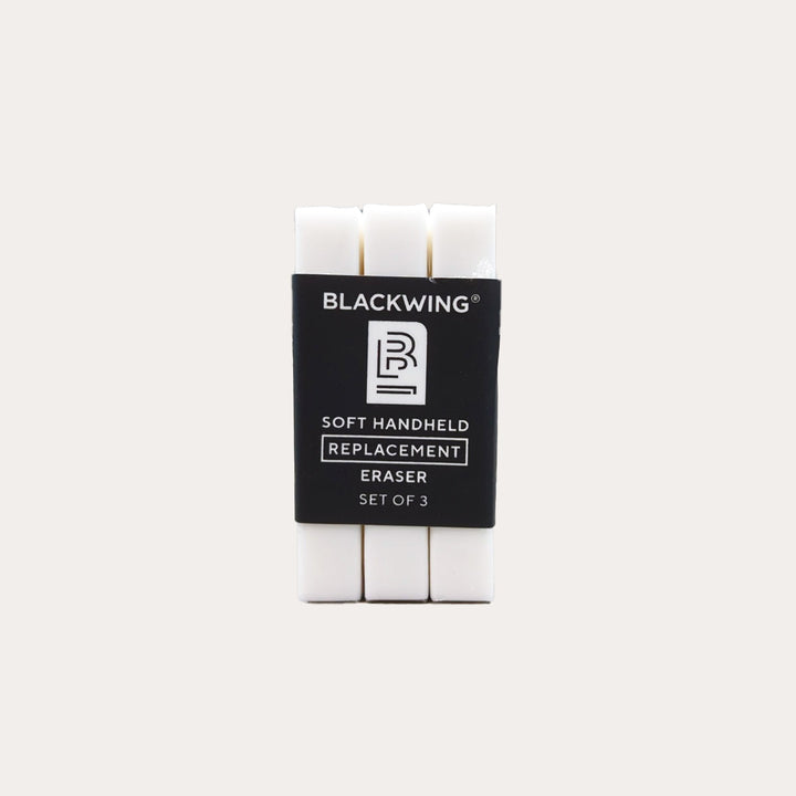 Blackwing Handheld Eraser Replacement | Set of 3