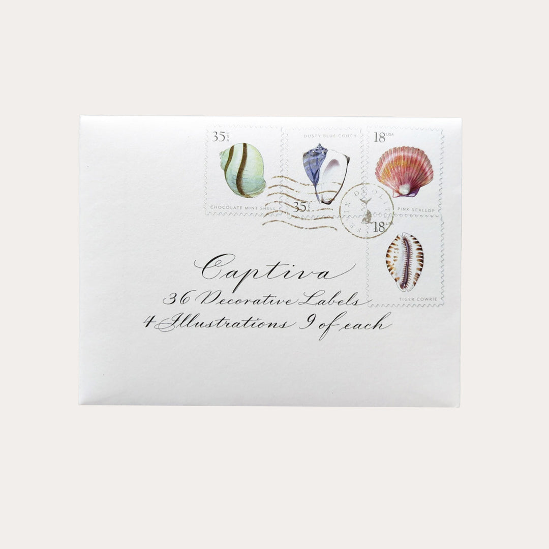 Captiva | Decorative Label Stickers | Set of 36