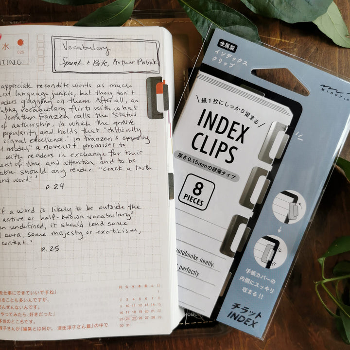 Silver Index Clip