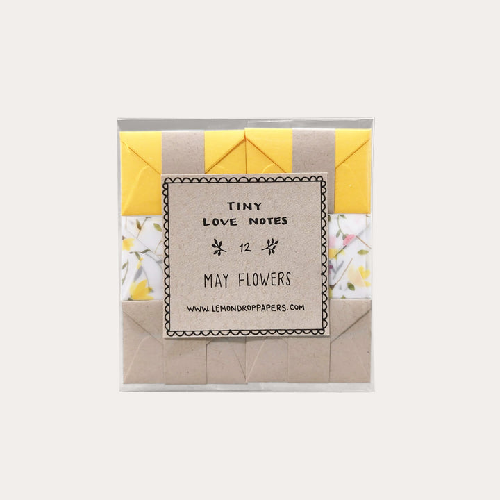 May Flowers | Tiny Notes with Envelopes | Set of 12