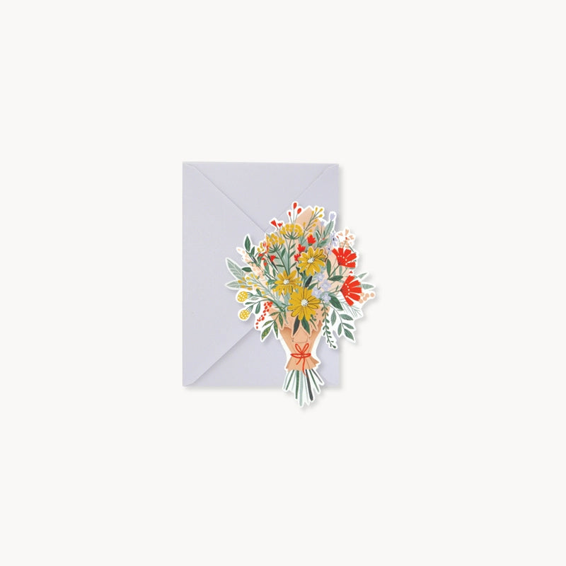 Wildflowers | Pop Up Greeting Card