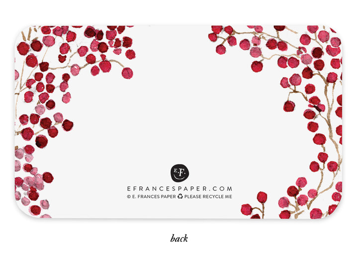 Red Berries | Little Notes *
