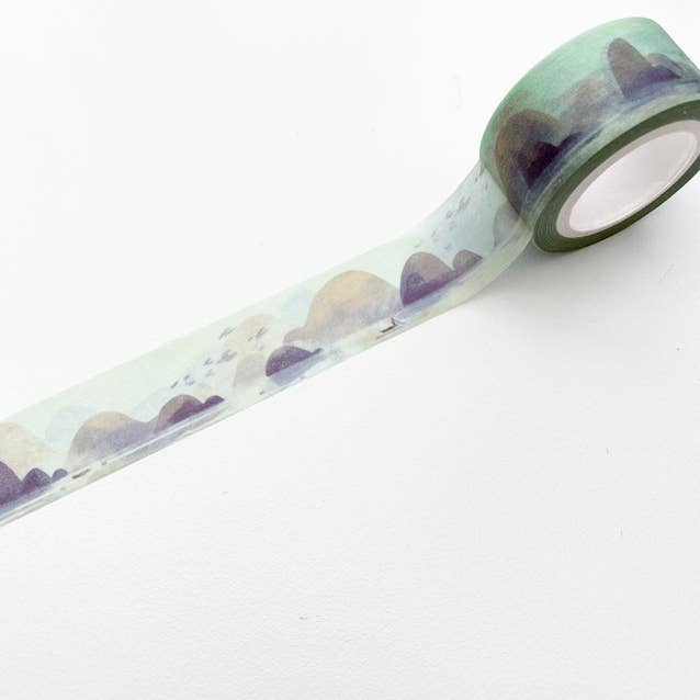 Landscape Ink Painting | Washi Tape *